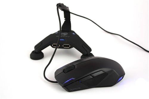 能當(dāng)USB Hub用！Roccat鼠標(biāo)固線器新品 HUB 體驗(yàn)評(píng)測